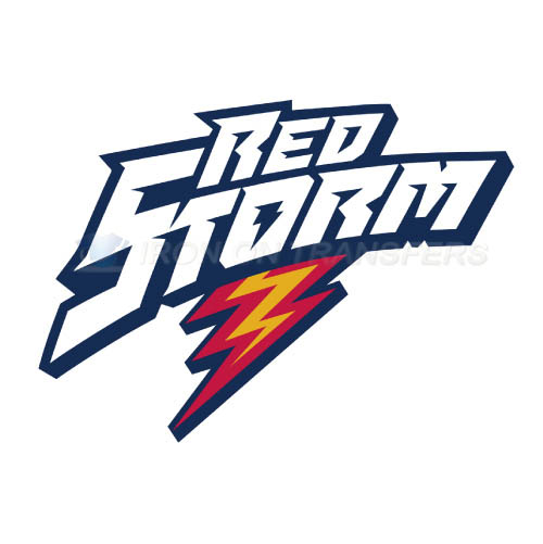 St. Johns Red Storm Logo T-shirts Iron On Transfers N6363